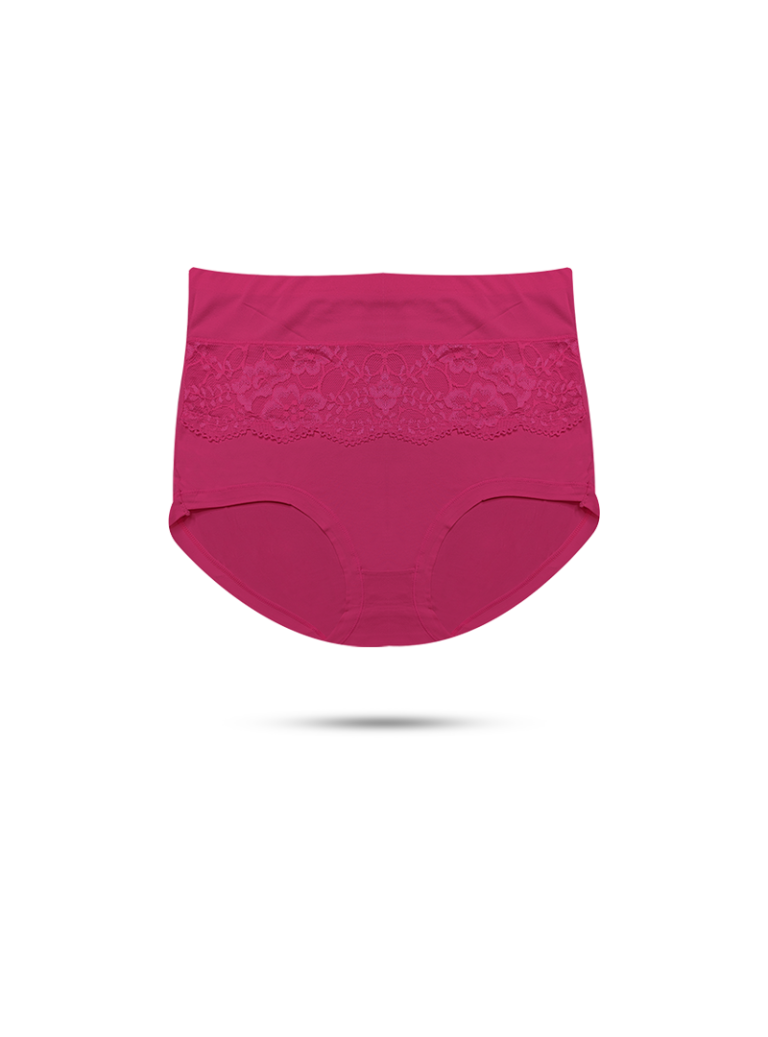 LaceEase Maternity Comfort Panty – Dark Pink